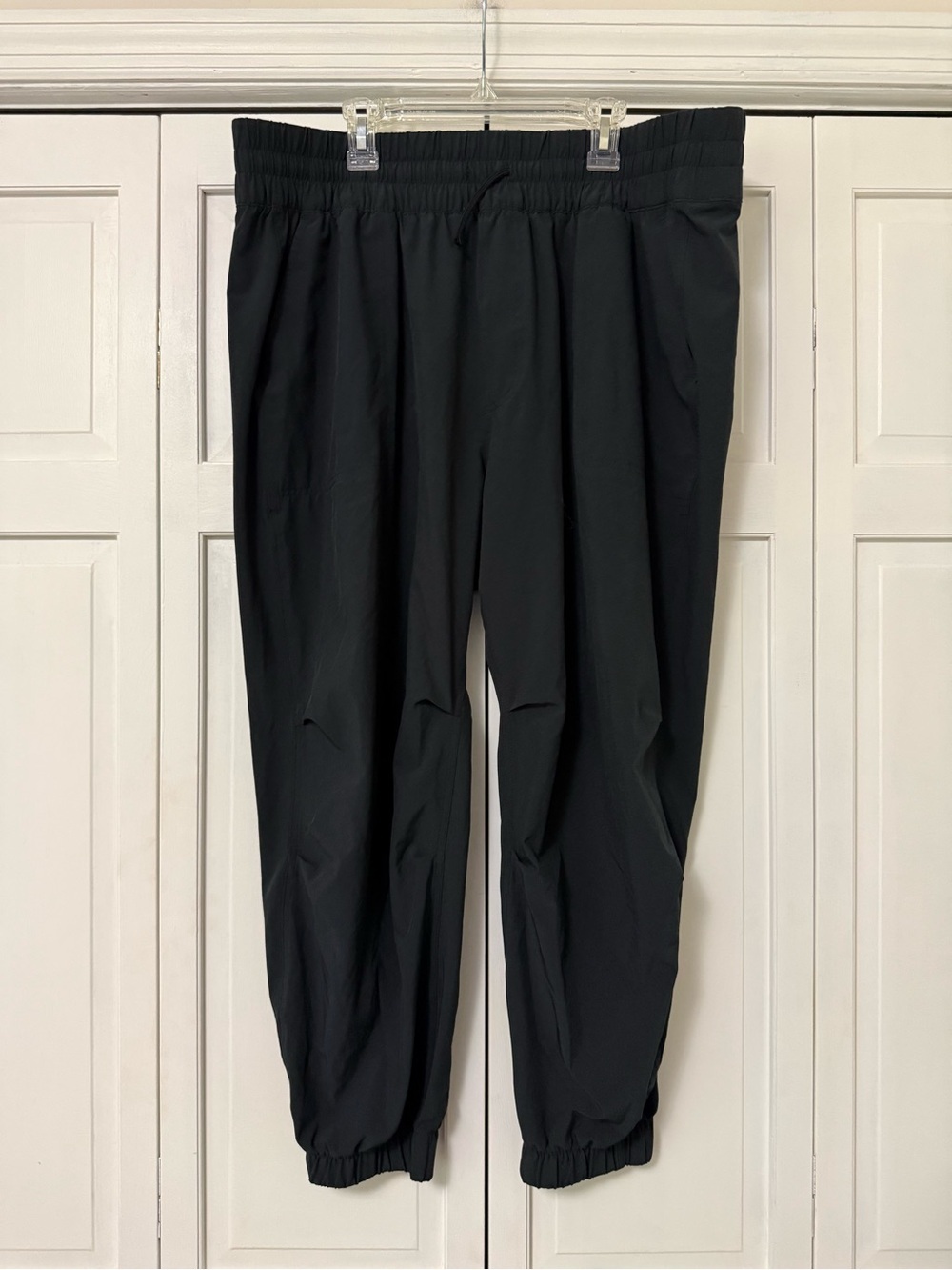 Abercrombie & Fitch Black Jogger Pants Elastic Waist Loungewear Athleisure XL